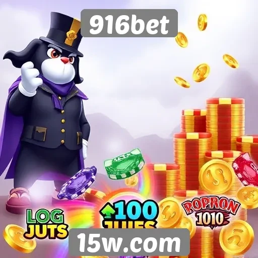 Variedade de jogos disponíveis na 916bet