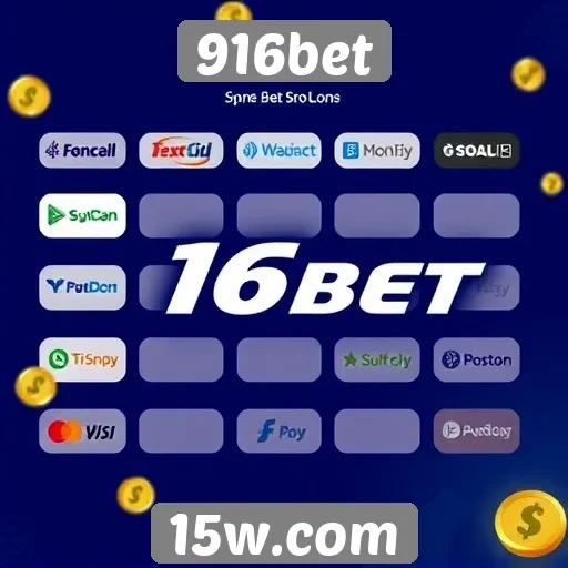 Opções de pagamento disponíveis no 916bet